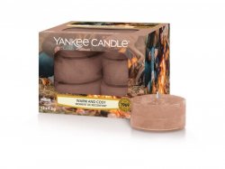 YANKEE CANDLE Warm & Cosy svíčka 9,8g čajová 12ks