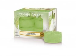 YANKEE CANDLE Vanilla Lime svíčka 9,8g čajová 12ks