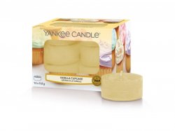 YANKEE CANDLE Vanilla Cupcake svíčka 9,8g čajová 12ks