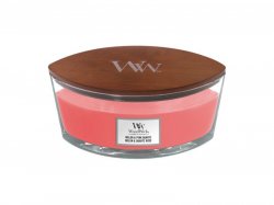 WoodWick Melon & Pink Quartz svíčka loď 453,6g