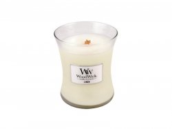 WoodWick Linen svíčka váza 275g