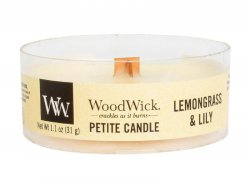 WoodWick Lemongrass & Lily svíčka petite 31g