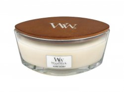 WoodWick Island Coconut svíčka loď 453,6g