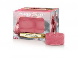 YANKEE CANDLE Roseberry Sorbet svíčka 9,8g čajová 12ks