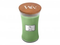 WoodWick Hemp & Ivy svíčka váza 609g