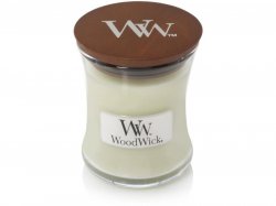 WoodWick Fig Leaf & Tuberose svíčka váza 85g