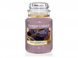 YANKEE CANDLE Dried Lavender & Oak svíčka 623g