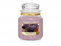 YANKEE CANDLE Dried Lavender & Oak svíčka 411g 