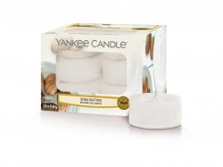 YANKEE CANDLE Shea Butter svíčka 9,8g čajová 12ks