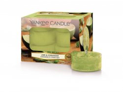 YANKEE CANDLE Lime & Coriander svíčka 9,8g čajová 12ks