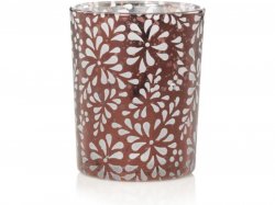 YANKEE CANDLE svícen Sheridan Floral Bronze Metal na votivní svíčku