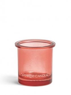 YANKEE CANDLE svícen Pop Tea Light/Coral na votivní svíčku