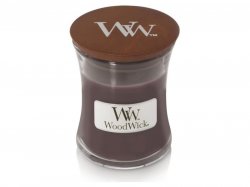 WoodWick Suede & Sandalwood svíčka váza 85g