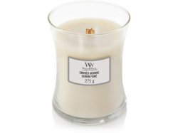 WoodWick Smoked Jasmine svíčka váza 275g