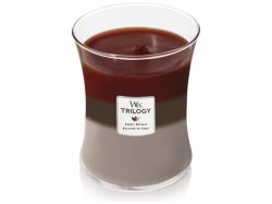 WoodWick Trilogy Forest Retreat svíčka váza 275g