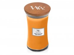 WoodWick Caramel Toasted Sesame svíčka váza 609g