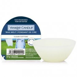 YANKEE CANDLE Clean Cotton vonný vosk 22gr