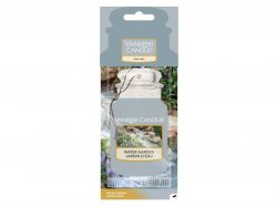 YANKEE CANDLE Water Garden vůně do auta visačka papírová