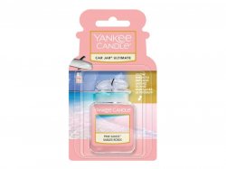 YANKEE CANDLE Pink Sands vůně do auta visačka gelová