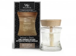 WoodWick Sand & Driftwood aroma difuzér 148ml víčkem proti vylití 