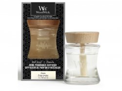 WoodWick Linen aroma difuzér 148ml s víčkem proti vylití 