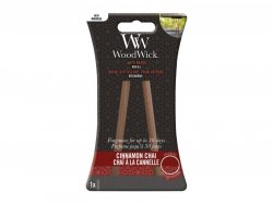 WoodWick Cinnamon Chai vonné tyčinky Auto Reeds do auta náhradní náplň