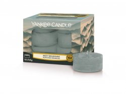 YANKEE CANDLE Misty Mountains svíčka 9,8g čajová 12ks