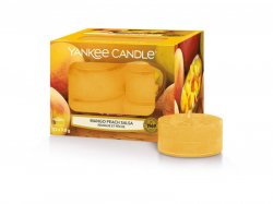 YANKEE CANDLE Mango Peach Salsa svíčka 9,8g čajová 12ks