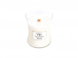 WoodWick White Teak svíčka váza 275g