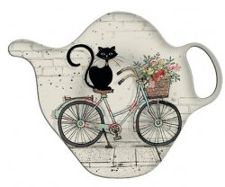 Talířek na sáčky BUG ART KIUB - Kočka na kole
