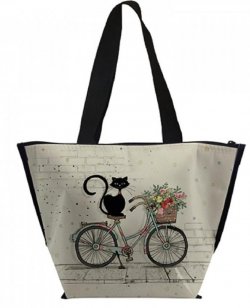 Chladící taška mini BUG ART KIUB - Kočka na kole