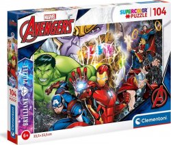 Clementoni Puzzle Briliant - Marvel 104 dílků