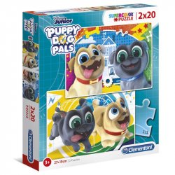 Clementoni Puzzle - Puppy Dog Pals 2 x 20 dílků