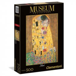 Clementoni Puzzle Museum Klimt - Polibek 500 dílků