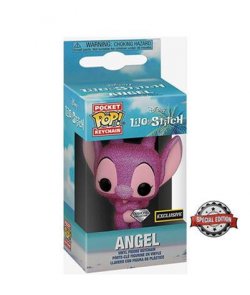 Funko POP Keychain: Lilo & Stitch - Angel (limited diamond edition)