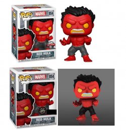 Funko POP Marvel: Hulk - Red Hulk exclusive special edition (s možností GITD CHASE verze)