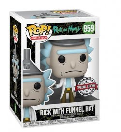 Funko POP Animation: Rick & Morty - Rick w/Funnel Hat (exclusive special edition)