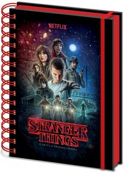 Blok kroužkový A5 - Stranger Things