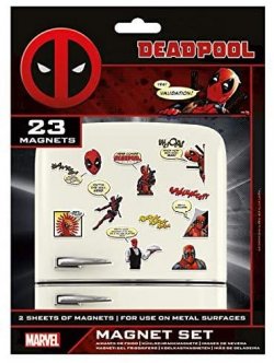 Sada magnetek Deadpool 23 ks