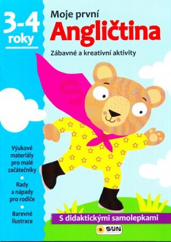 Angličtina - 3-4 roky - samolepky (Moje první angličtina)