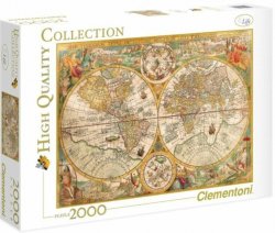 Clementoni Puzzle - Mapa Antic, 2000 dílků