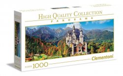 Clementoni Puzzle Panorama - Neuschwanstein, 1000 dílků