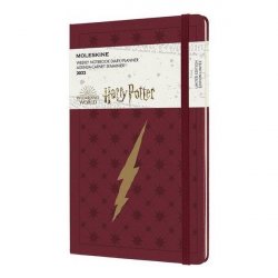 Moleskine Zápisník 2022 Harry Potter červený L 