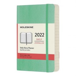 Moleskine Diář 2022 zelený S, denní, měkký