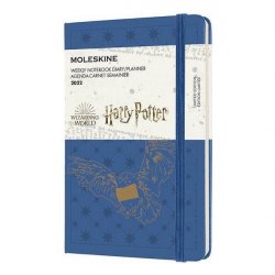 Moleskine Zápisník 2022 Harry Potter modrý S 