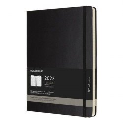 Moleskine Vertikální PRO diář 2022 černý A4, tvrdý