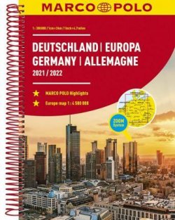 Německo, Evropa/atlas-spirála 21/22  1:3