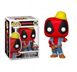 Funko POP Marvel: Deadpool 30th - Construction Worker (exclusive special edition)                   