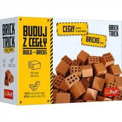 Stavebnice Brick Trick: Cihly přírodní krátké 40 ks  /  náhradní balení