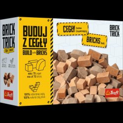 Stavebnice Brick Trick: Cihly přírodní mix 70 ks  /  náhradní balení